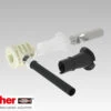 Fischer® Kit Fissaggio Rapido Wc/Bidet Sospeso Wb9 B Tu