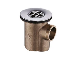 Piletta Doccia Sifonata Ø60 Mm Ottone Cromo