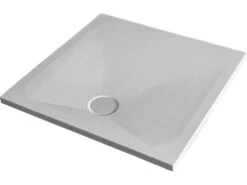 Piatto Doccia Puro Quadrato 90x90 Cotone Bianco Opaco