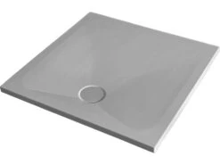 Piatto Doccia Puro Quadrato 90x90 Cenere Opaco