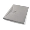 Piatto Doccia Appia Rettangolare 100x70 In Ceramica Effetto Pietra Grigio Opaco 2 Piatto Doccia Appia Rettangolare 100x70 In Ceramica Effetto Pietra Grigio Opaco -Bagno Negozio 71737