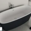 Vasca Freestanding Ideal Standard® Atelier Dea 170x75 Cm Bicolore Bianco/Nero Seta Opaco 2 Vasca Freestanding Ideal Standard® Atelier Dea 170x75 Cm Bicolore Bianco/Nero Seta Opaco -Bagno Negozio ambientata 1 atelier dea 70834