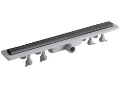 Canalina Raso-Doccia ABS/Inox 500 Mm Nero Opaco