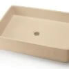 Lavabo Da Appoggio Cassino Junior In Resina Opaco Crema -Bagno Negozio cassino lavabo arredo crema