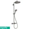 Colonna Doccia Hansgrohe® Croma Select S Showerpipe 280 Nero Satinato -Bagno Negozio colonna doccia hansgrohe croma select s showerpipe 280 nero satinato