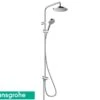 Colonna Doccia Hansgrohe® Vernis Blend Con Deviatore E Soffione Ø200 Tondo Cromo -Bagno Negozio colonna doccia hansgrohe vernis blend con deviatore e soffione 200 tondo cromo 67838