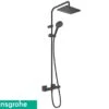 Colonna Doccia Hansgrohe® Vernis Shape Showerpipe 230 Con Termostatico Nero Opaco -Bagno Negozio colonna doccia hansgrohe vernis shape showerpipe 230 con termostatico nero opaco