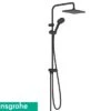 Colonna Doccia Hansgrohe® Vernis Shape Showerpipe 230 Nero Opaco -Bagno Negozio colonna doccia hansgrohe vernis shape showerpipe 230 nero opaco