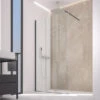 Doccia Walk In Zen 86 Cm H200 Cristallo 6 Mm Trasparente Antracite -Bagno Negozio doccia zen walk in trasparente antracite 1