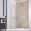 Doccia Walk In Zen 94 Cm H200 Cristallo 6 Mm Trasparente Chocolate -Bagno Negozio doccia zen walk in trasparente chocolate 3