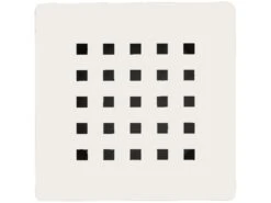 Griglia Copripiletta Estetica In Acciaio Inox Bianco Opaco