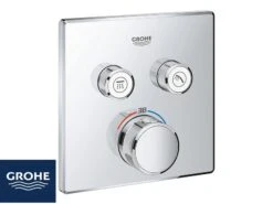 Miscelatore Per Doccia Incasso Grohe Smartcontrol Cube Termostatico Con Deviatore 2 Vie Cromo