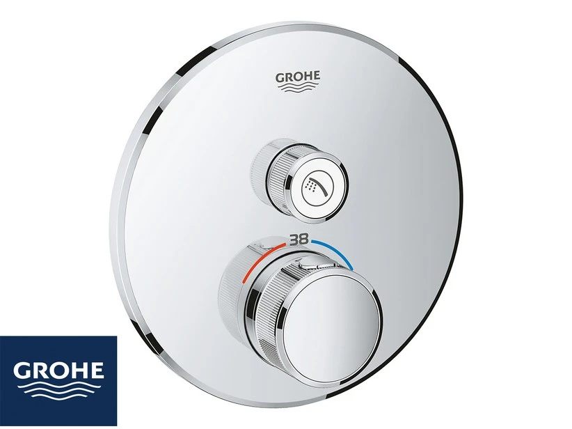 Miscelatore Per Doccia Incasso Grohe Smartcontrol Termostatico Cromo 3 Miscelatore Per Doccia Incasso Grohe Smartcontrol Termostatico Cromo