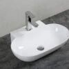Lavabo Da Appoggio Lambro 56x40 H13 In Ceramica Bianco Lucido 2 Lavabo Da Appoggio Lambro 56x40 H13 In Ceramica Bianco Lucido -Bagno Negozio lavabo ceramica lambro bianco