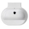 Lavabo Lavanderia Tino 60X50Xh30 Con Strofinatoio Bianco Lucido -Bagno Negozio lavabo tino bianco lucido strofinatoio alto