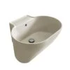 Lavabo Lavatoio Sospeso/Appoggio Tino 60X50Xh.30 In Ceramica Opaco Matera -Bagno Negozio lavabo tino matera matt