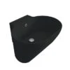 Lavabo Lavatoio Sospeso/Appoggio Tino 60X50Xh.30 In Ceramica Opaco Nero -Bagno Negozio lavabo tino nero matt alto