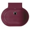 Lavabo Lavatoio Sospeso/Appoggio Tino 60X50Xh.30 In Ceramica Lucido Vinaccia -Bagno Negozio lavabo tino vinaccia lucido alto