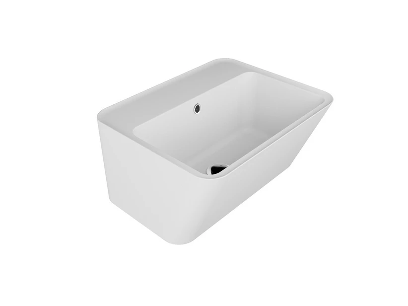 Lavabo Sospeso/Appoggio Wynn 50X40Xh.25 In Ceramica Opaco Bianco 3 Lavabo Sospeso/Appoggio Wynn 50X40Xh.25 In Ceramica Opaco Bianco