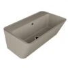 Lavabo Sospeso/Appoggio Wynn 70X40Xh.25 In Ceramica Opaco Matera 1 Lavabo Sospeso/Appoggio Wynn 70X40Xh.25 In Ceramica Opaco Matera -Bagno Negozio lavabo wynn 70x40 matera matt frontale