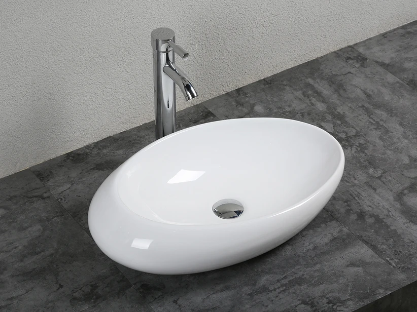Lavabo Da Appoggio Liri 58x37 H15 In Ceramica Bianco Lucido 3 Lavabo Da Appoggio Liri 58x37 H15 In Ceramica Bianco Lucido