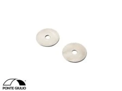 Coppia Dischi Per Saliscendi Doccia Solo In Acciaio Inox