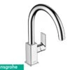 Miscelatore Per Cucina Hansgrohe® Vernis Shape Con Bocca Orientabile Monocomando Cromo -Bagno Negozio miscelatore per cucina hansgrohe vernis shape con bocca orientabile monocomando cromo