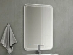 Specchio Bagno Olas Led 60X90 Filolucido Righe Con Touch