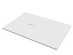 Piatto Doccia Rettangolare Crypto 70x90 H2,5 Cm In Resina Bianco