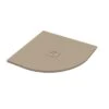 Piatto Doccia Semicircolare Crypto 80x80 H2,5 Cm In Resina Sabbia 1 Piatto Doccia Semicircolare Crypto 80x80 H2,5 Cm In Resina Sabbia -Bagno Negozio piatto doccia crypto sabbia opaco semicircolare 80x80 1
