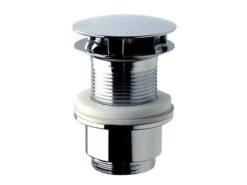 Piletta Lavabo Scarico Libero H40 Mm Senza Troppo Pieno Cromo