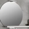 Specchio Bagno Filo Lucido Tonda Segata Cm. 75X67,5 1 Specchio Bagno Filo Lucido Tonda Segata Cm. 75X67,5 -Bagno Negozio qubo 35 specchiera tonda