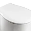 Sedile Wc Slim Fantom Soft-Close Bianco Lucido -Bagno Negozio sedile wc fantom