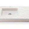 Lavabo Top Slate 90 In Resina Bianco Carrara -Bagno Negozio slate lavabo arredo bianco