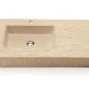Lavabo Top Slate 90 In Resina Crema Marfil -Bagno Negozio slate lavabo arredo crema