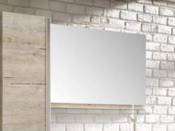 Specchio Bagno Smart 89X61,5 H2 Natural Oak