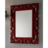 Specchio Bagno Barocco 94X75 Bordeaux