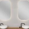 Specchio Bagno Vanity 100x60 Cm Ovale A Led Retroilluminato -Bagno Negozio specchio vanity ovale