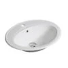 Lavabo Da Appoggio Tevere 56x48,5 In Ceramica Bianco Lucido -Bagno Negozio tevere lavabo incasso soprapiano ceramica minimale 21353