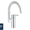 Miscelatore Per Cucina Grohe® Wave Monocomando Cromo -Bagno Negozio wave cosmo lavello canna alta