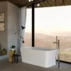 Vasca Freestanding Zante 149x74 Acrilico Bianco Lucido -Bagno Negozio zante amb